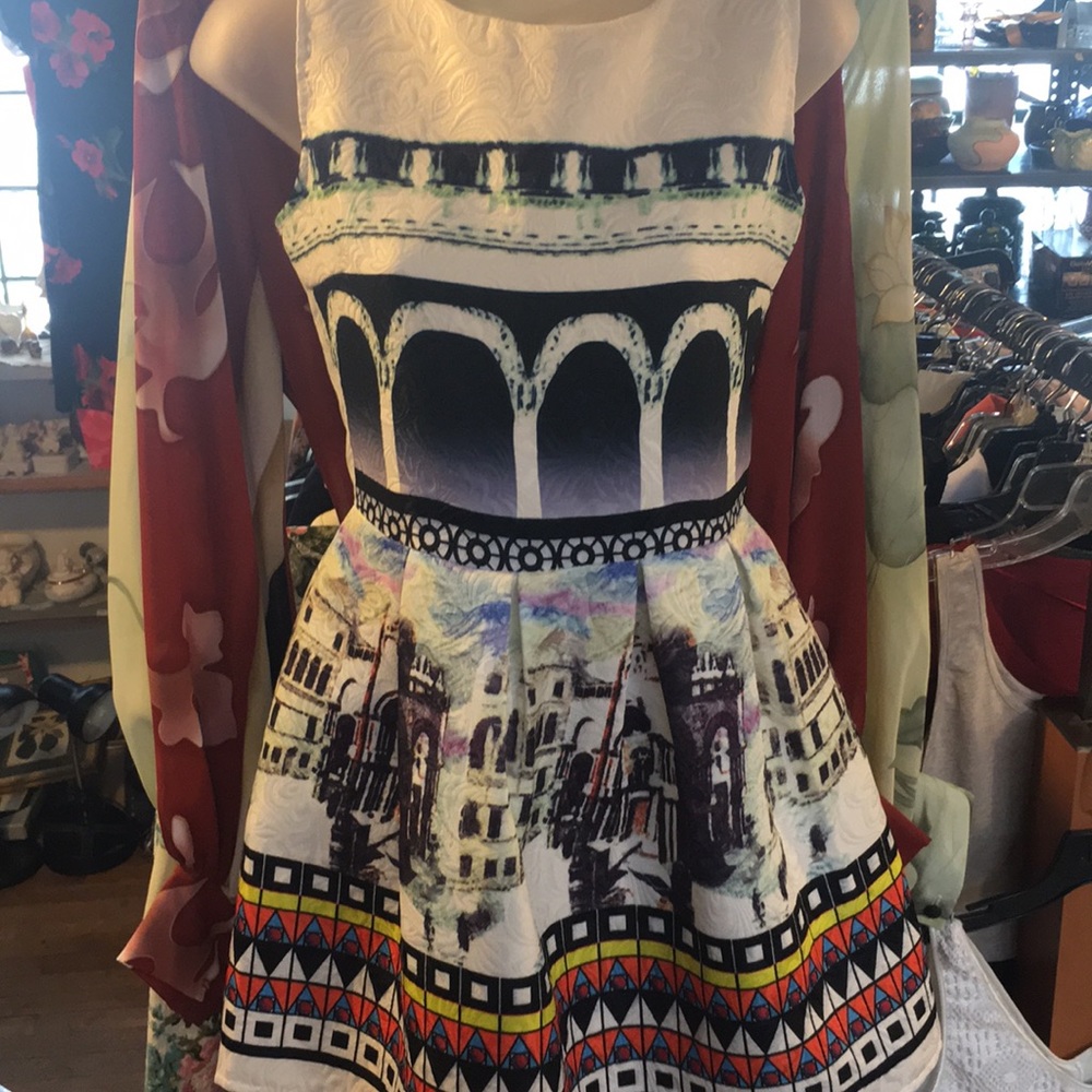 Printed dress